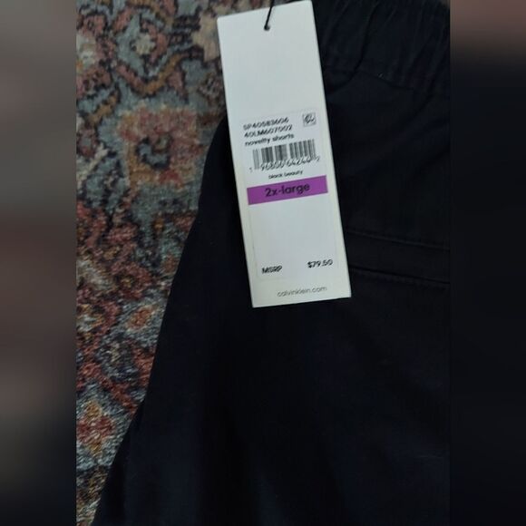 NWT Calvin Klein Shorts Multiple Pockets  BLACK SHORTS Size 2XL - Picture 5 of 9
